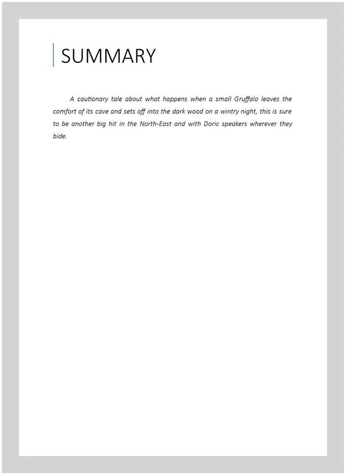 The Doric Gruffalo's Bairn : The Gruffalo's Child in Doric Scots, Paperback b... - Image 2 of 2