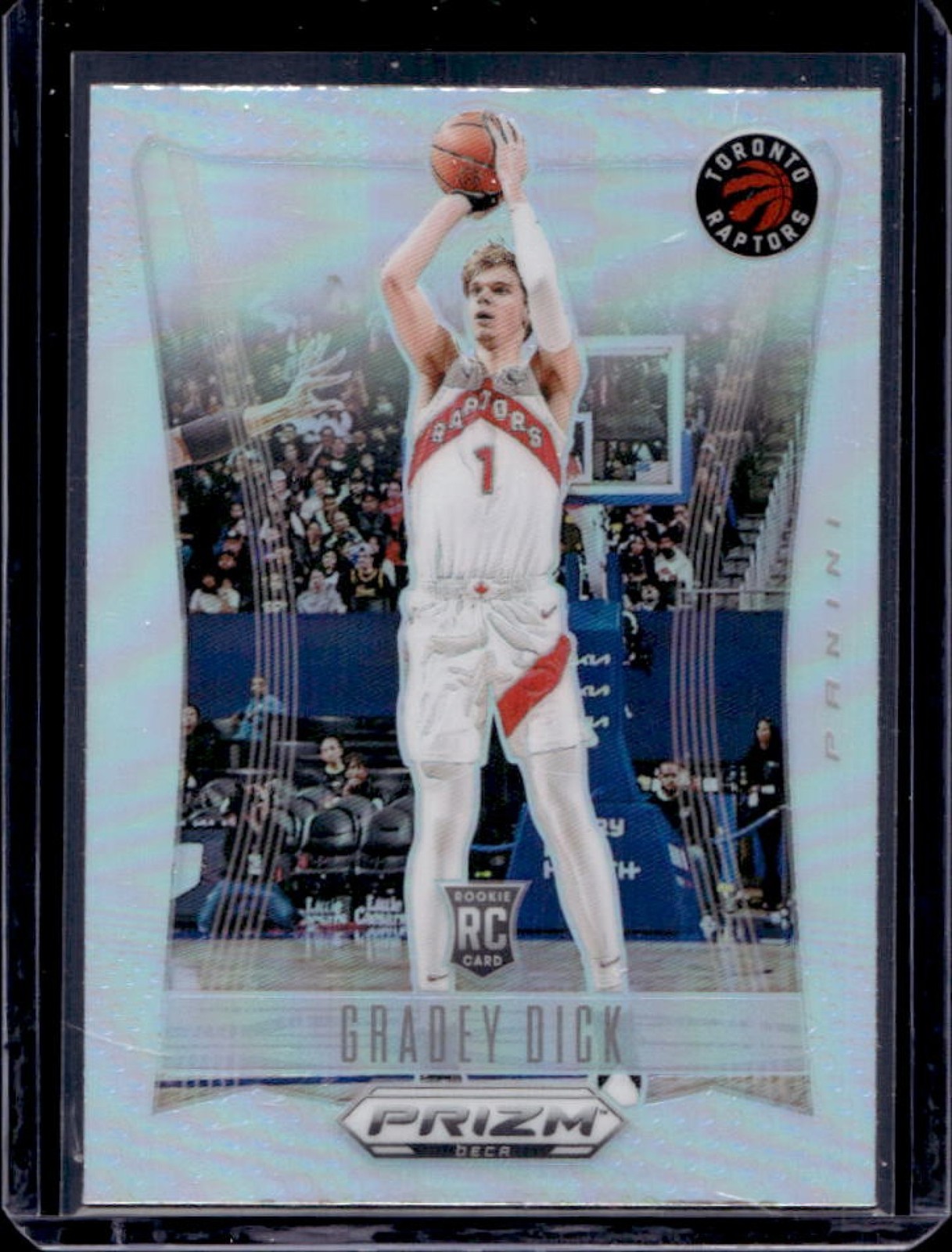 2023-24 Prizm Deca Gradey Dick RC Silver Rookie #160 Raptors