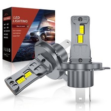 LED 6500k Bianco Freddo 30000LM Luminosità 500% H4 LED Lampadine Plug And - Miniatura 1