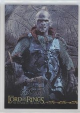 2003 Topps The Lord of Rings: Return King Prismatic Foil Shagrat #7 o1h