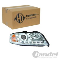 Diederichs Tuning H1 Scheinwerfer Satz Chrom Klarglas Passend FüR Audi A6