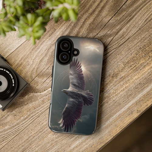 Eagle Soaring Dark Purple Wings Phone Case for iPhone, Samsung Galaxy, Pixel - 第 33/239 張圖片