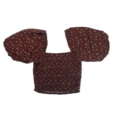 Rylee + Cru Womens Trixie Top Harvest Berry Small Stylish Casual Shirt