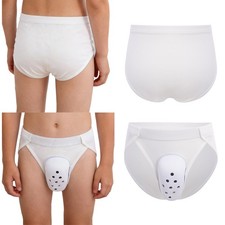 Kids Boys Briefs Protective Cover Underwear Special Needs Underpants Shorts