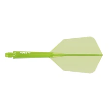 CUESOUL ROST 77 Integrated Dart Shaft and Flight,Slim Shape-Grass Green
