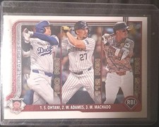2025 Topps Series 1 National League RBI Leaders Ohtani Adames Machado #86