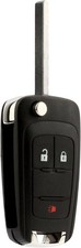 Key Fob Keyless Entry Remote Flip fits 2010-2017 Equinox, Sonic, Terrain O