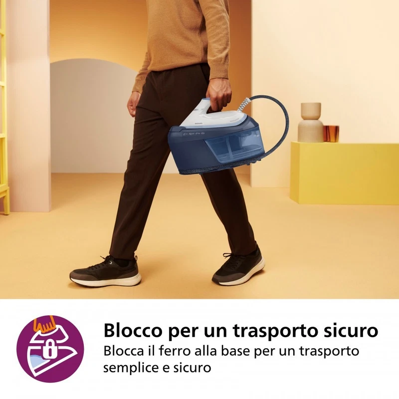 Ferro da Stiro a Caldaia Philips PerfectCare Serie 6000 6,5 bar 2400 W Compatto, fotografia 15 di 19