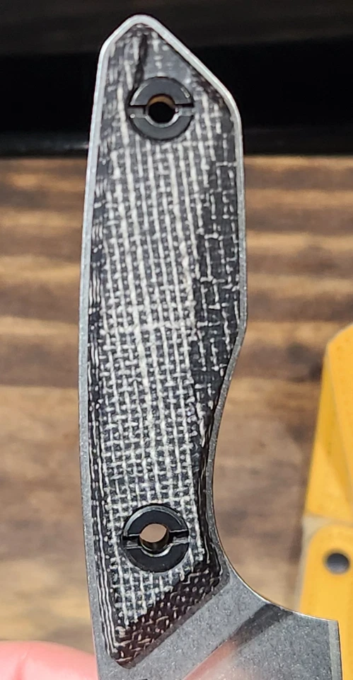 Cuchillo de hoja fija Gerber Stowe hoja de 2,5" mango Micarta + funda de cuero Foto 3 de 4