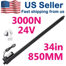 34Inch 850MM High Speed5mm/s Linear Actuator Motor 3000N DC24V Mounting Brackets