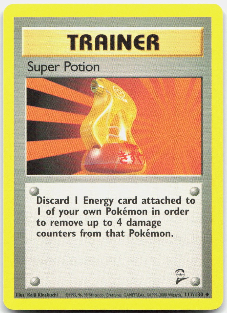 Pokemon TCG Super Potion Base Set 2 Uncommon 117/130