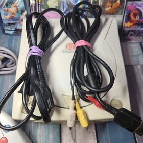 White Sega Dreamcast Console System with OEM Controller & Sonic Adventure WORKS!