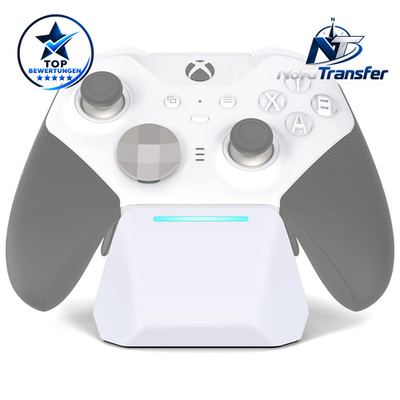 Ladestation für Xbox Elite Series 2 Controller Weiß Zubehör Gaming
