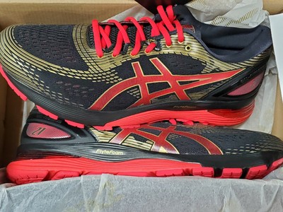 ASICS GEL-Nimbus 21 black/gold /classic red MENS SIZE 13 | eBay