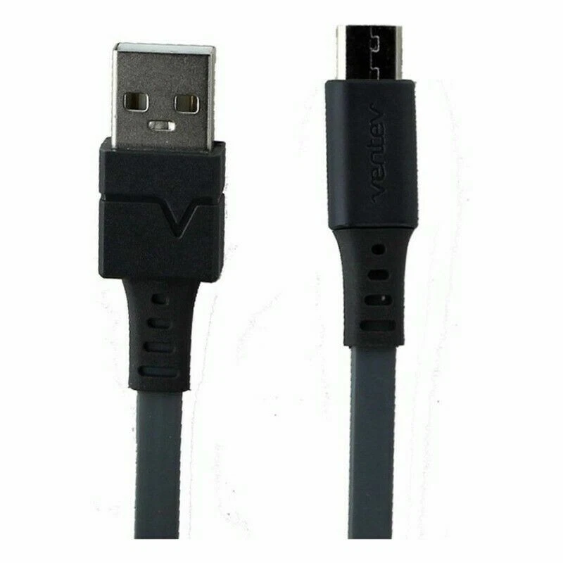 Ventev ChargeSync 6 Foot Micro-USB Wire Data Transfer Charge Cable Strong Grey - Image 2 of 3