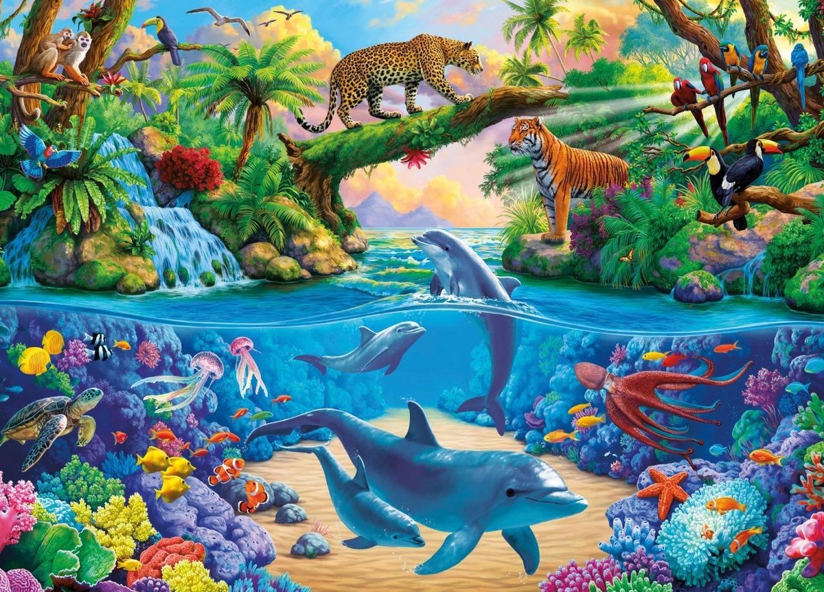 Ceaco - Wild - Wild World of Nature - 1000 Piece Jigsaw Puzzle for