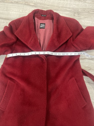 VTG Cinzia Rocca Women’s Wool Alpaca Long Coat Sz 8 Jacket PIACENZA Baby Llama - Bild 13 von 14