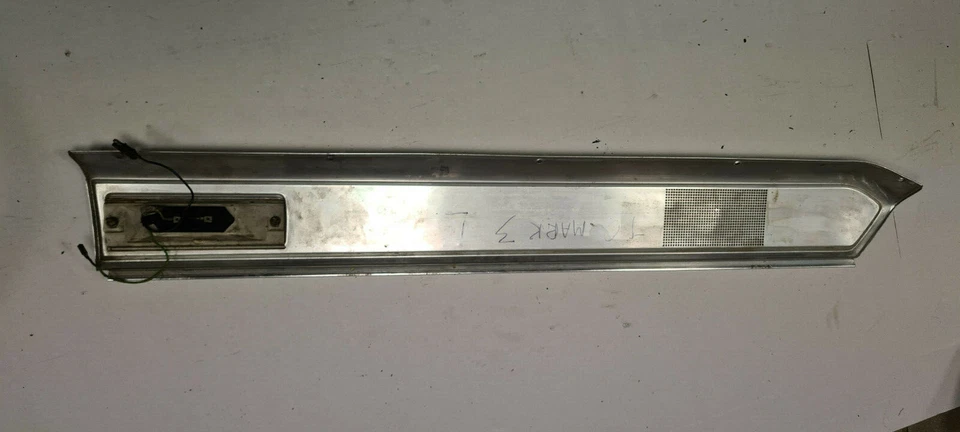 1968 1969 1970 1971 lincoln continental mark III inside door panel trim L - Image 3 of 4