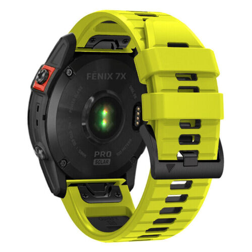 Cinturino Fit Quick per Garmin Fenix 7S 7X 6S 6X Pro 5 5X 3HR Cinturino Orologio Silicone - Foto 329 di 394