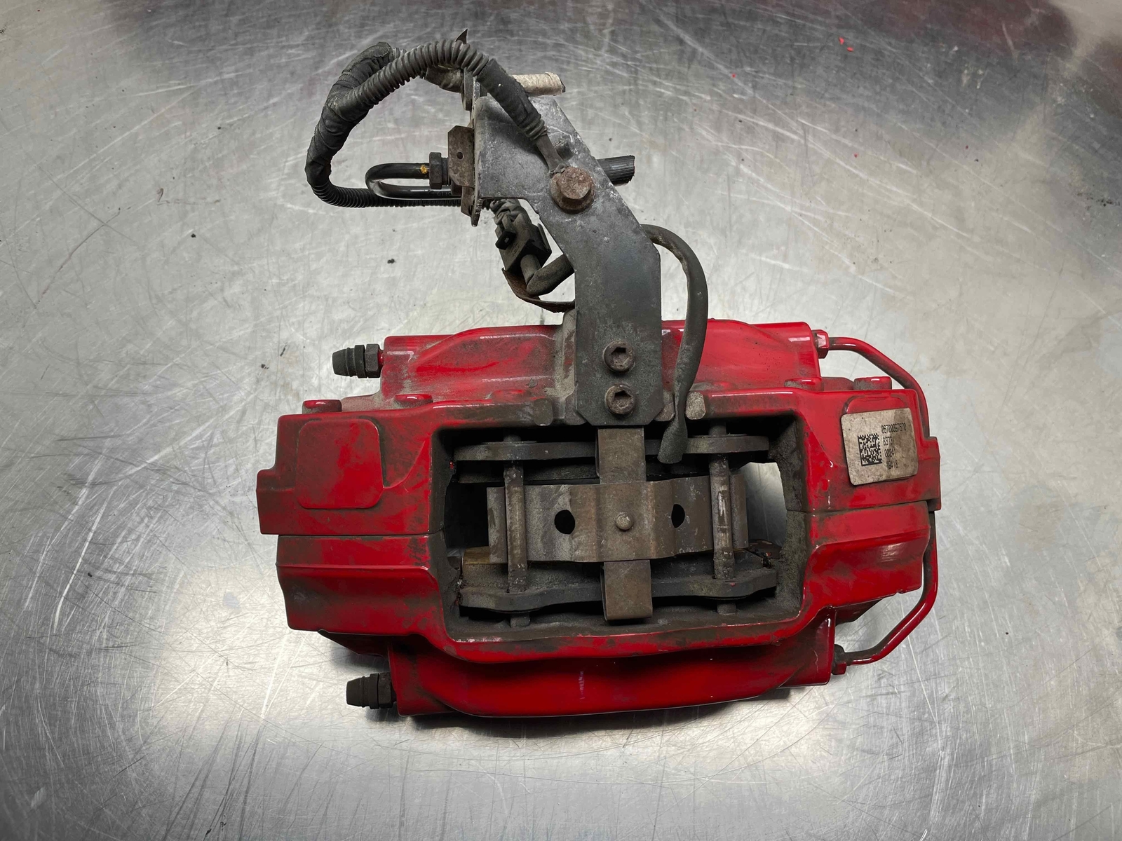 2019 Maserati Ghibli OEM Set of 4 Front Rear Left Right Brembo Brake Caliper Red