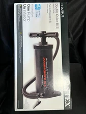 Intex Double Quick III S Hand Pump for Air Bed/Mattress Inflatable Pool/Toy BLK