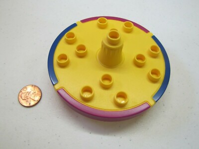 Lego Duplo Vintage Playground Park Merry Go Round Really Spins! From Dora