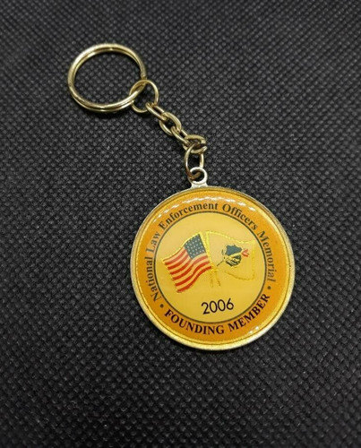 2006 National Law Enforcement Officers Memorial Founding Member Keychain