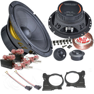 GROUND ZERO LAUTSPRECHER für VW POLO III / 3 - 6N2 1999-2001 Tür Front 165 #AJYZ