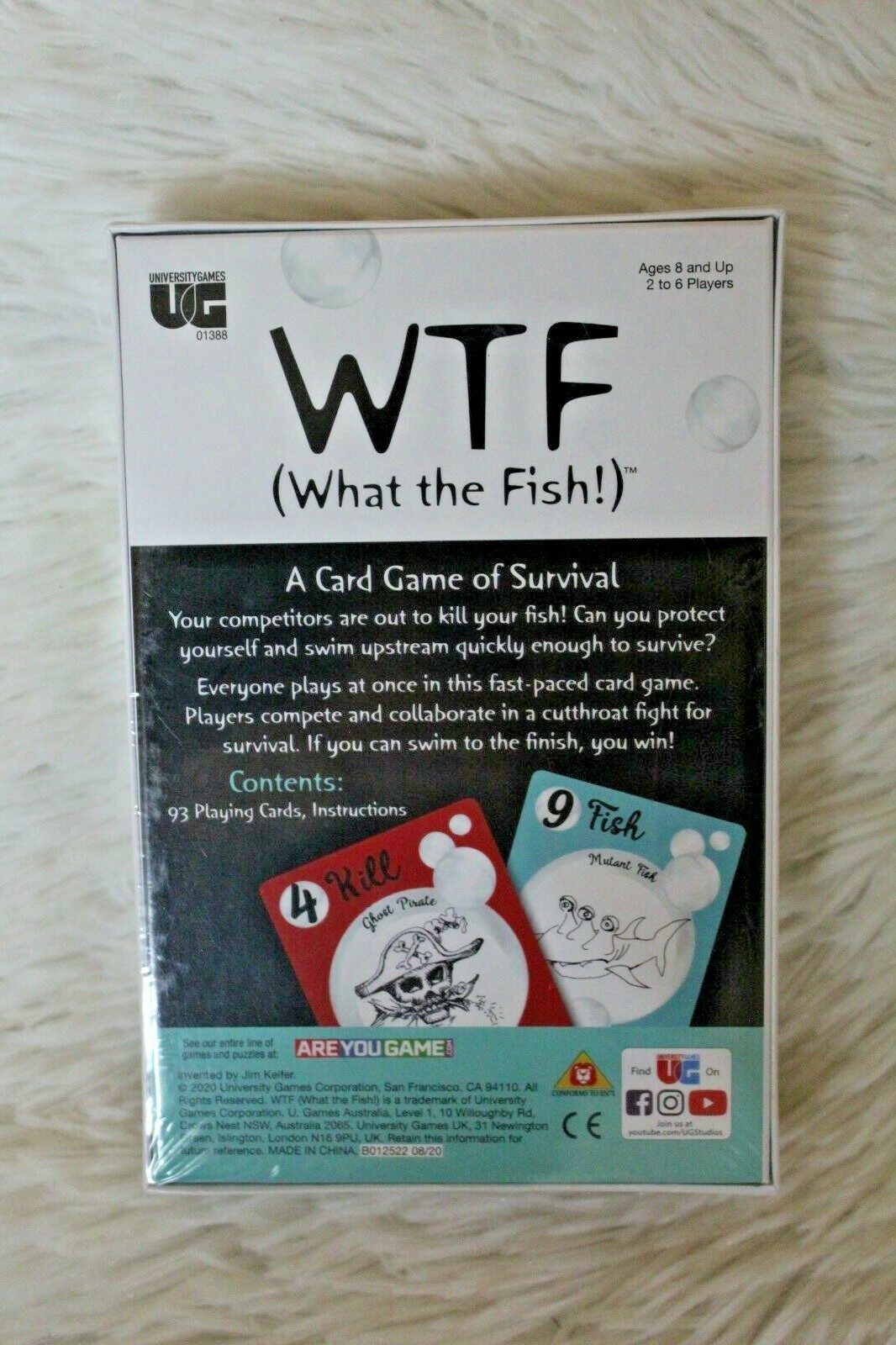 WTF (What The Fish) Game - Sealed New Card Game by University Games | eBay