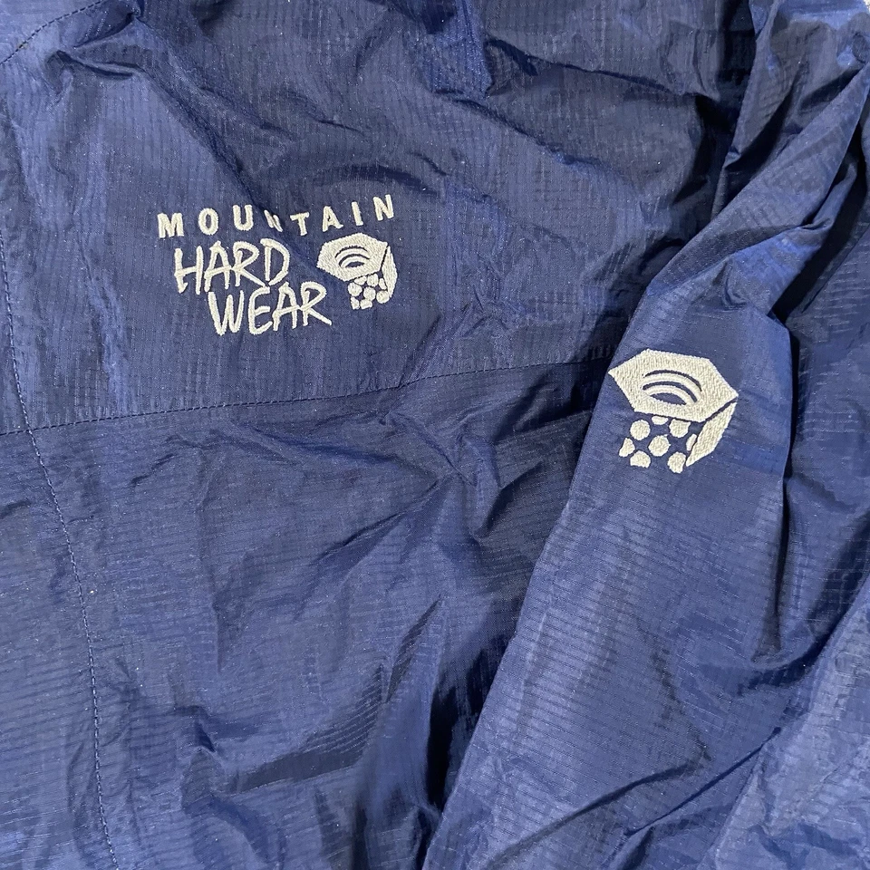 Chaqueta ligera Mountain Hardwear azul marino de membrana para hombre pequeña Foto 3 de 4