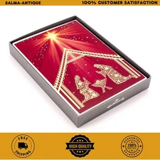 Hallmark Religious Christmas Boxed Cards, Nativity Scene (16 Christmas Cards and