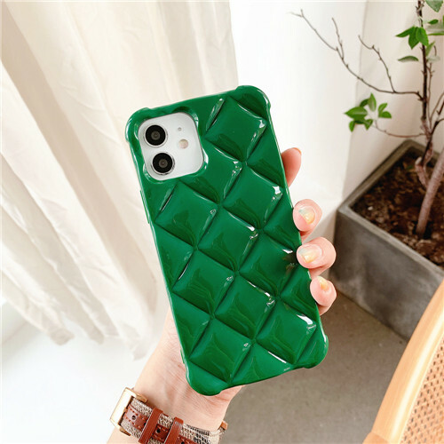 Neu Diamant Textur Design Süßigkeiten/Matte Farben Handy Hülle für iPhones - Bild 7 von 16