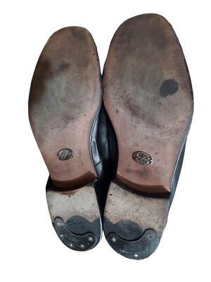 Vintage Barrets 1890 Black Leather Loafers, Size 8 | eBay display picture 1
