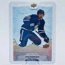 Nick Robertson /100 RC 💎 2020-21 Upper Deck RB-8 Rookie Breakouts *UD Sealed*
