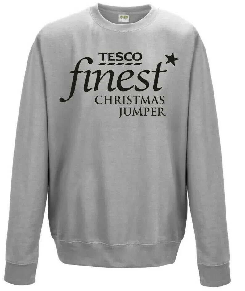 TESCO FINEST CHRISTMAS JUMPER SWEATSHIRT Comedy Xmas Jumper Gift