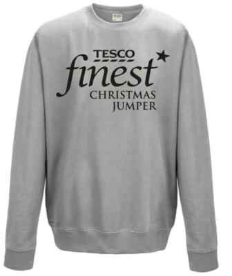 TESCO FINEST CHRISTMAS JUMPER SWEATSHIRT Comedy Xmas Jumper Gift