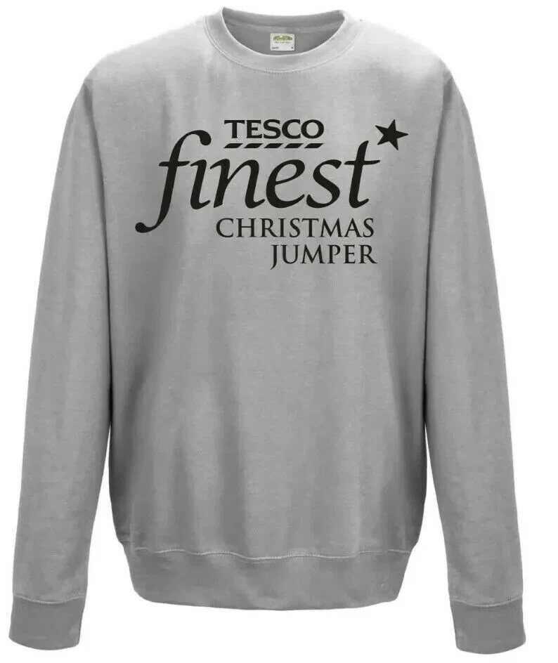 TESCO FINEST CHRISTMAS JUMPER SWEATSHIRT Comedy Xmas Jumper Gift - Image 2 of 2