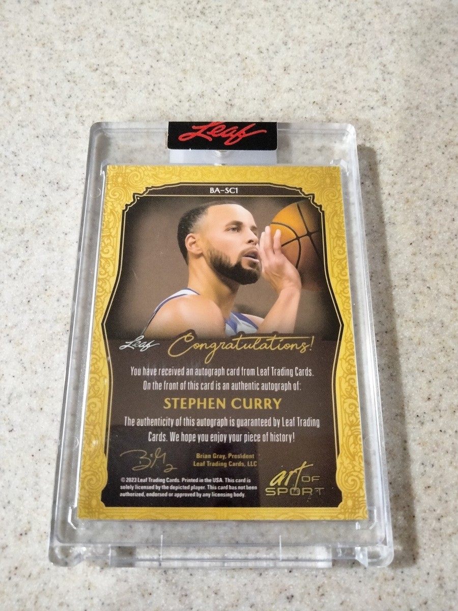 2023 Leaf Art of Sport Stephen Curry autograph card BA-SC1 #4/4 | eBay