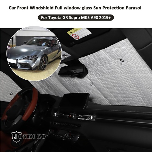 6PCS Full-window Glass Sun Block Occlude Trim For Toyota Supra - Imagen 5 de 7