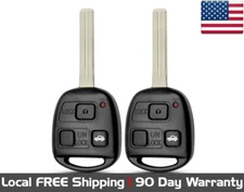 2x New Replacement Key Fob For Select Lexus Chip 4D68 -Read Description