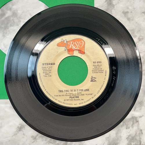 Player This Time I'm In It For Love / Every Which Way 45 Disco 1977 RSO 890 - Picture 4 of 6