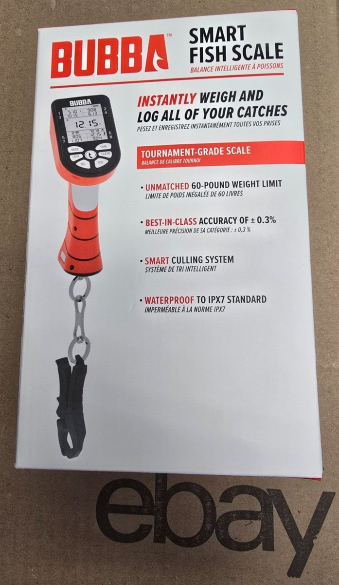 Bubba Smart Fish Scale 1186932 Electronic Fishing Scale SAME DAY SHIPPING!