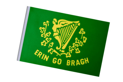 Irland Erin Go Bragh kleine Flagge - ideal zum Basteln - 23 cm x 15 cm