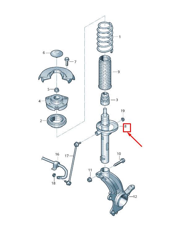 VW (Genuine OE) 1K0413031BH for sale online | eBay