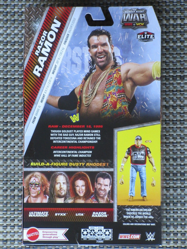 WWE Razor Ramon action figure Elite Collection Monday Night War series MIB - Picture 2 of 3