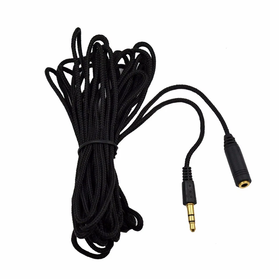 3.5mm Aux Jack Audio Stereo Cable Adapter Auxiliary Car Cord Male to Mele/Female - Image 3 of 4