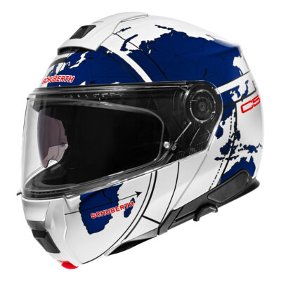 MODULARER HELM SCHUBERTH C5 GLOBE BLAU WEISS