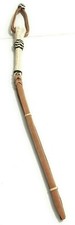 CUARTA CHARRA PARA CABALLO. CHICOTE DE CUERO. THICK HORSE QUIRT. CHARRO SADDLE