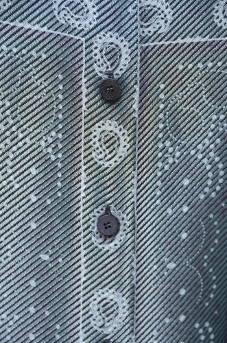 Very Few Made HERMES Horse Print Runway Metallic Jacquard Tunic Top NEW W Tags - Picture 9 of 12