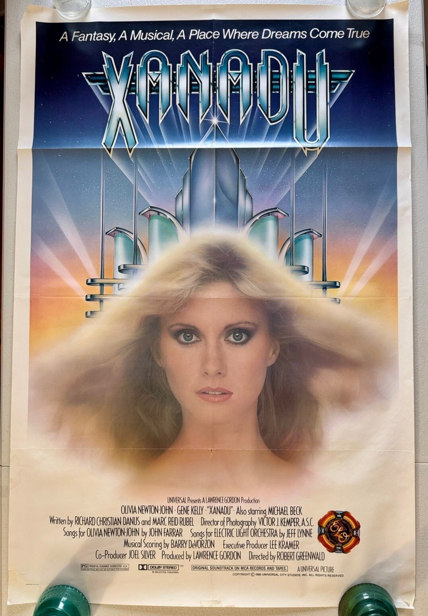 Xanadu 1980 27x41 Orig Movie Poster Fff26575 Gene Kelly U
